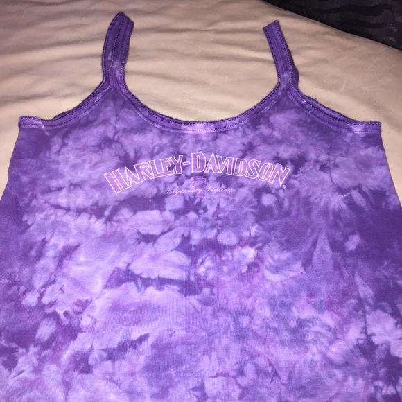 RARE Harley Davidson tie dye top Amarillo TX 1999 - Picture 2 of 8